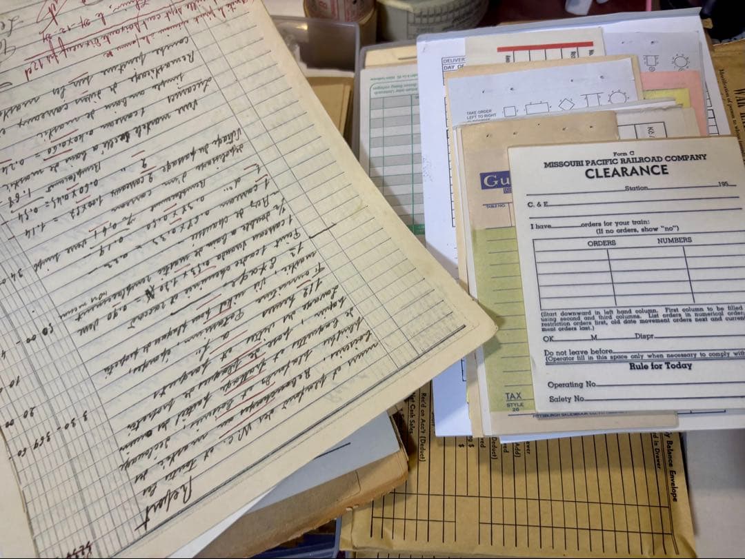 紙モノアソート ビンテージ紙 蚤の市