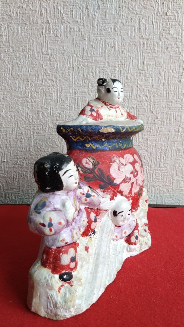 土人形　花巻土人形　明治期　温公甕割り