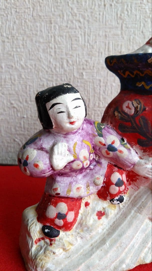 土人形　花巻土人形　明治期　温公甕割り