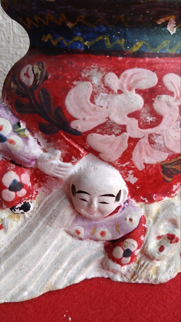 土人形　花巻土人形　明治期　温公甕割り