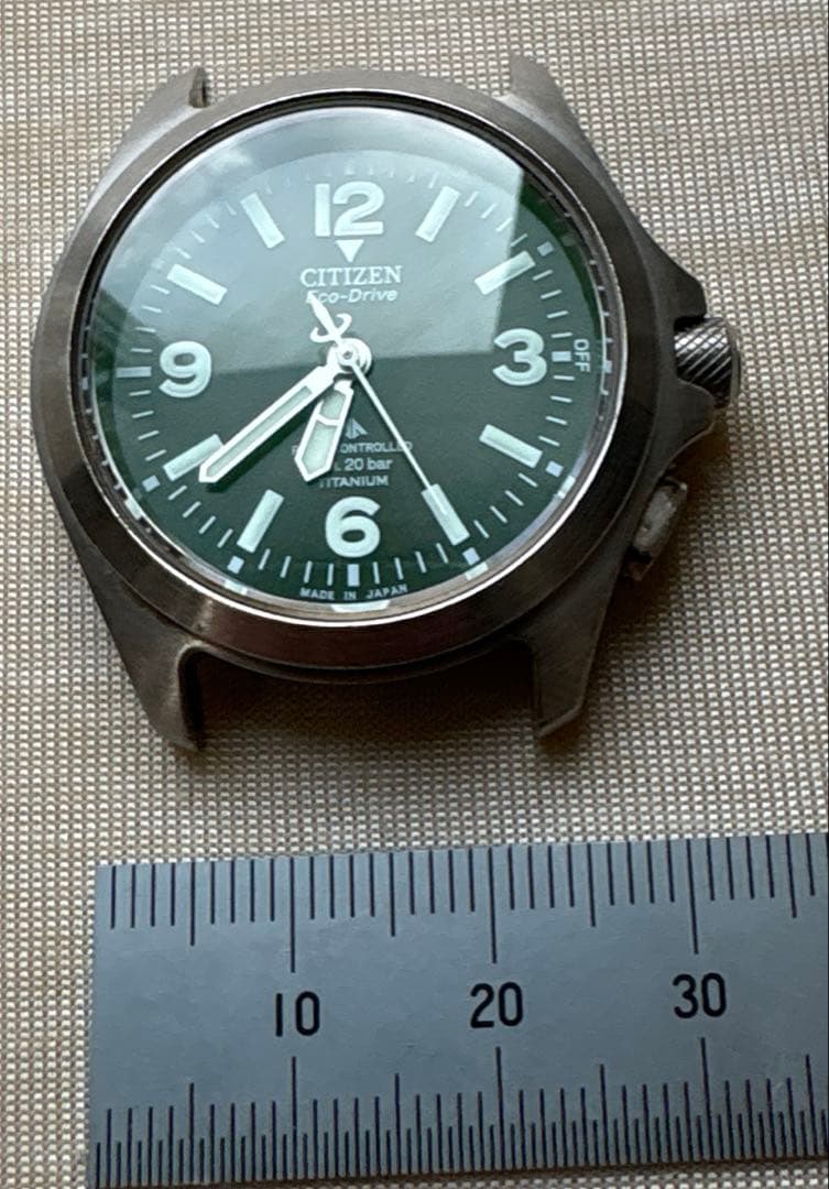CITIZEN タフマスター　チタン　H330-T008020 難あり