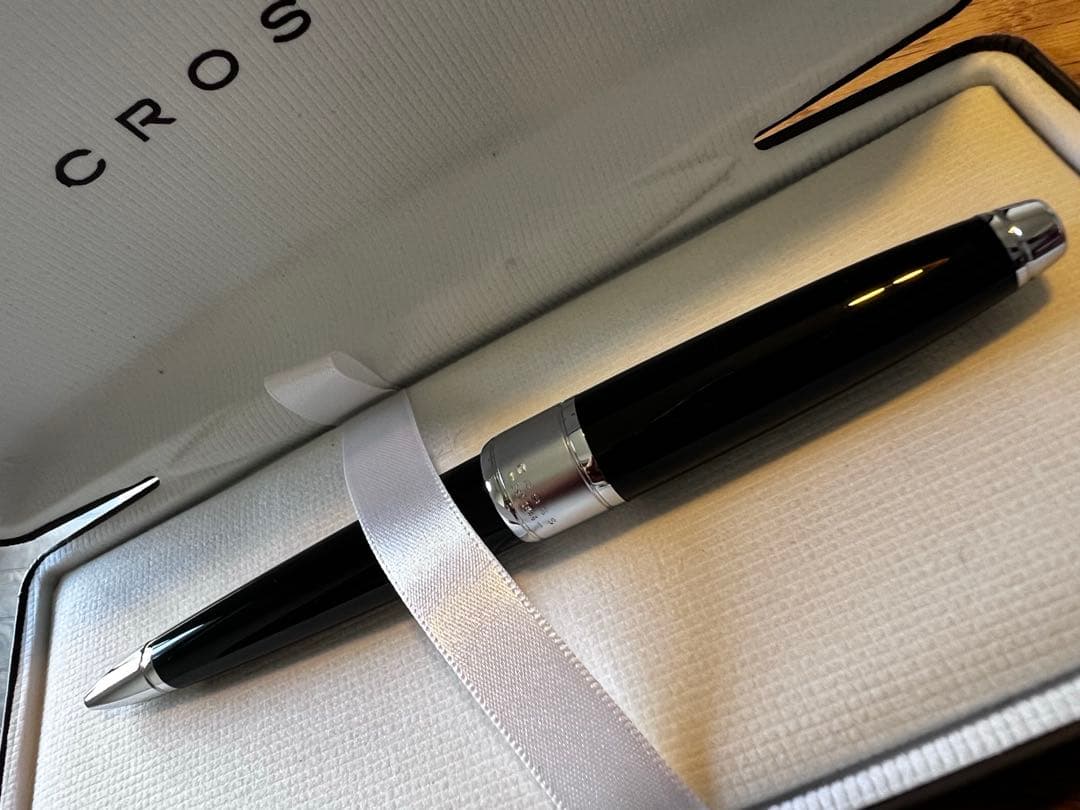 CROSS 黒 ボールペンAT0122-2