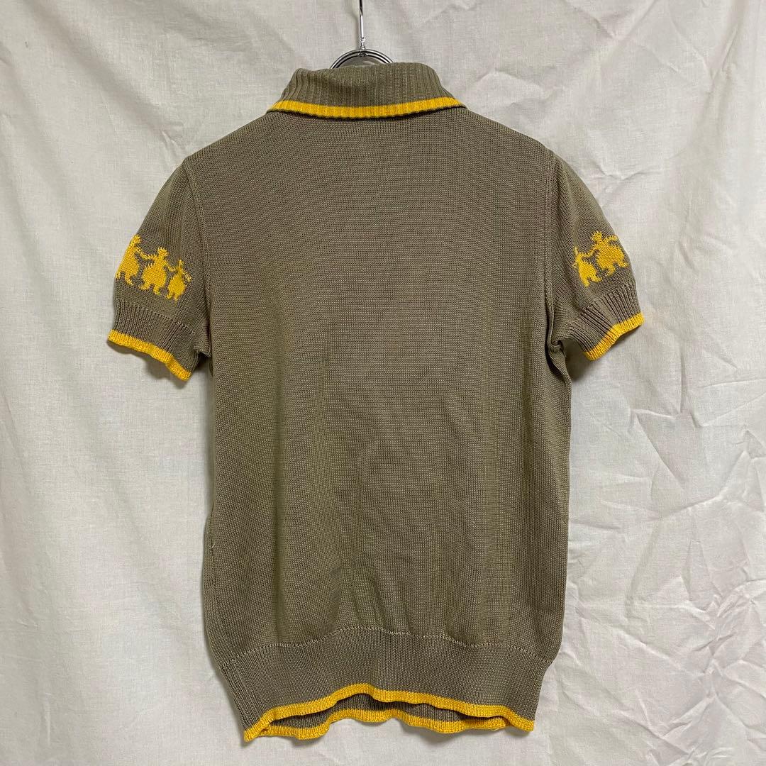 80s-90s FENDI サマーニットポロシャツ