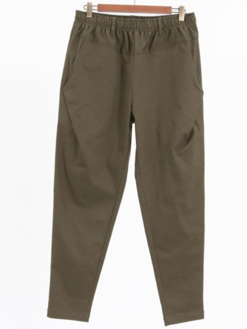 CAMBIO サルエルテーパードパンツ オリーブ色