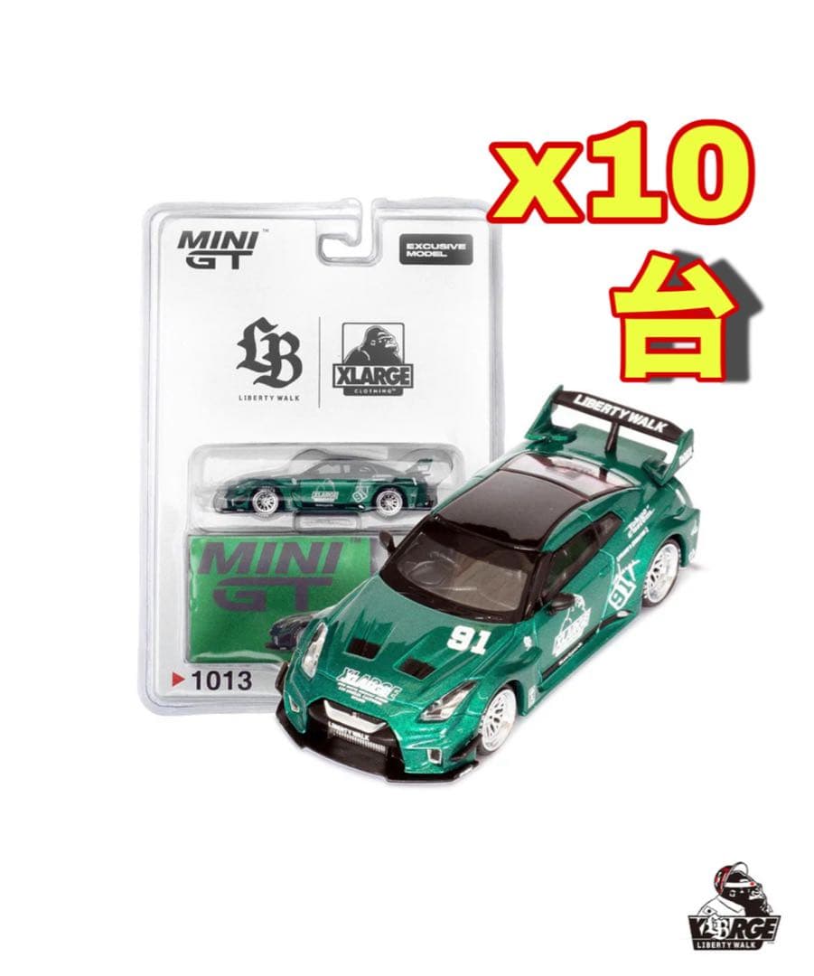 LIBERTY WALK×XLARGE MINI GT 1/64 x 10台