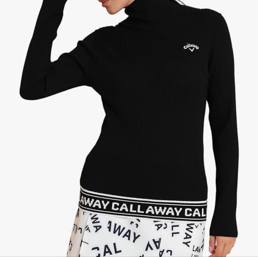キャロウェイ　ブラック タートルネック セーター LL 新品　タグ付き