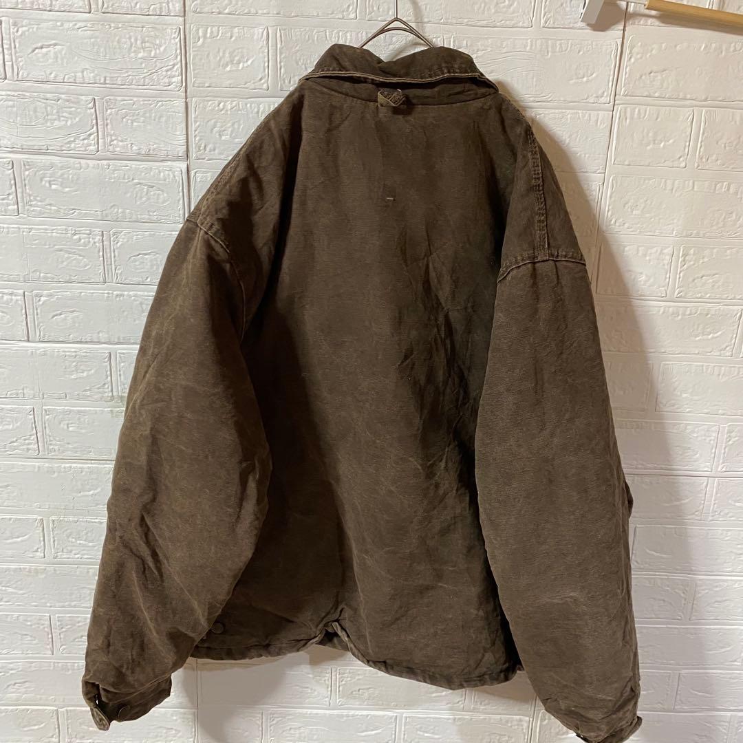 TOUGH DUCK ダック生地　カナダ製デトロイトジャケット　ダークブラウン