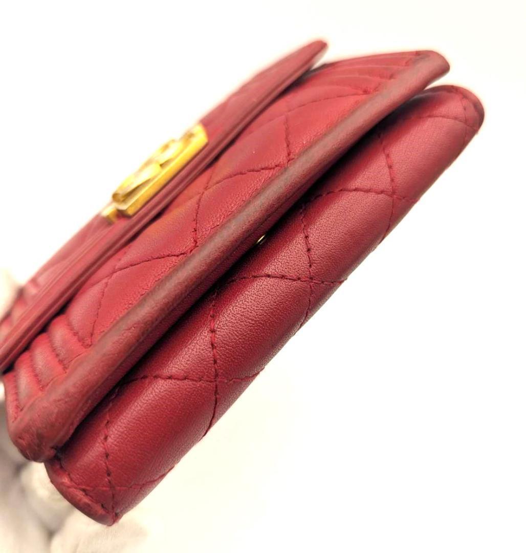 ❤️シャネル 財布　ボーイシャネル マトラッセ ゴールド金具　ラムスキン　正規品