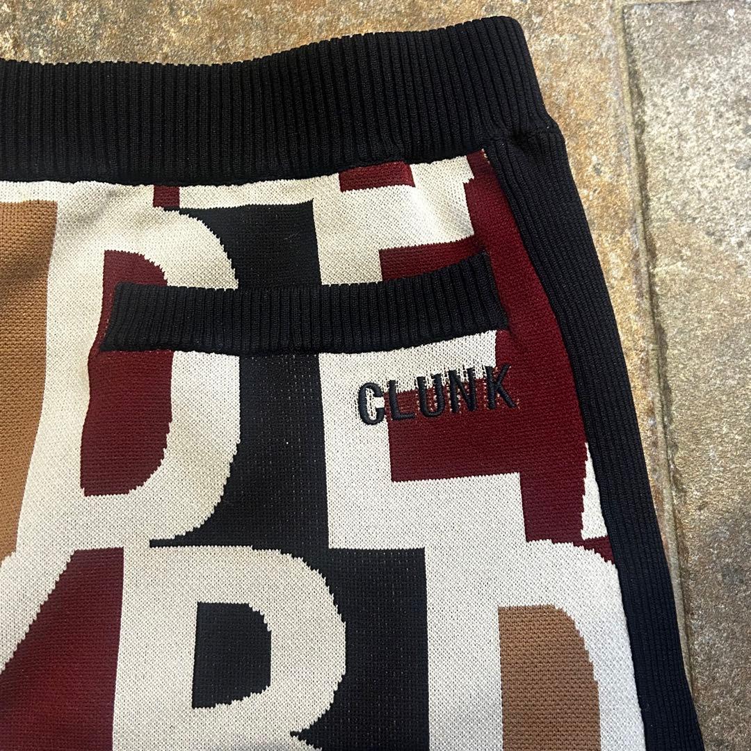 美品　CLUNK セットアップ　長袖 ハイネックセーター　スカート 上下セット