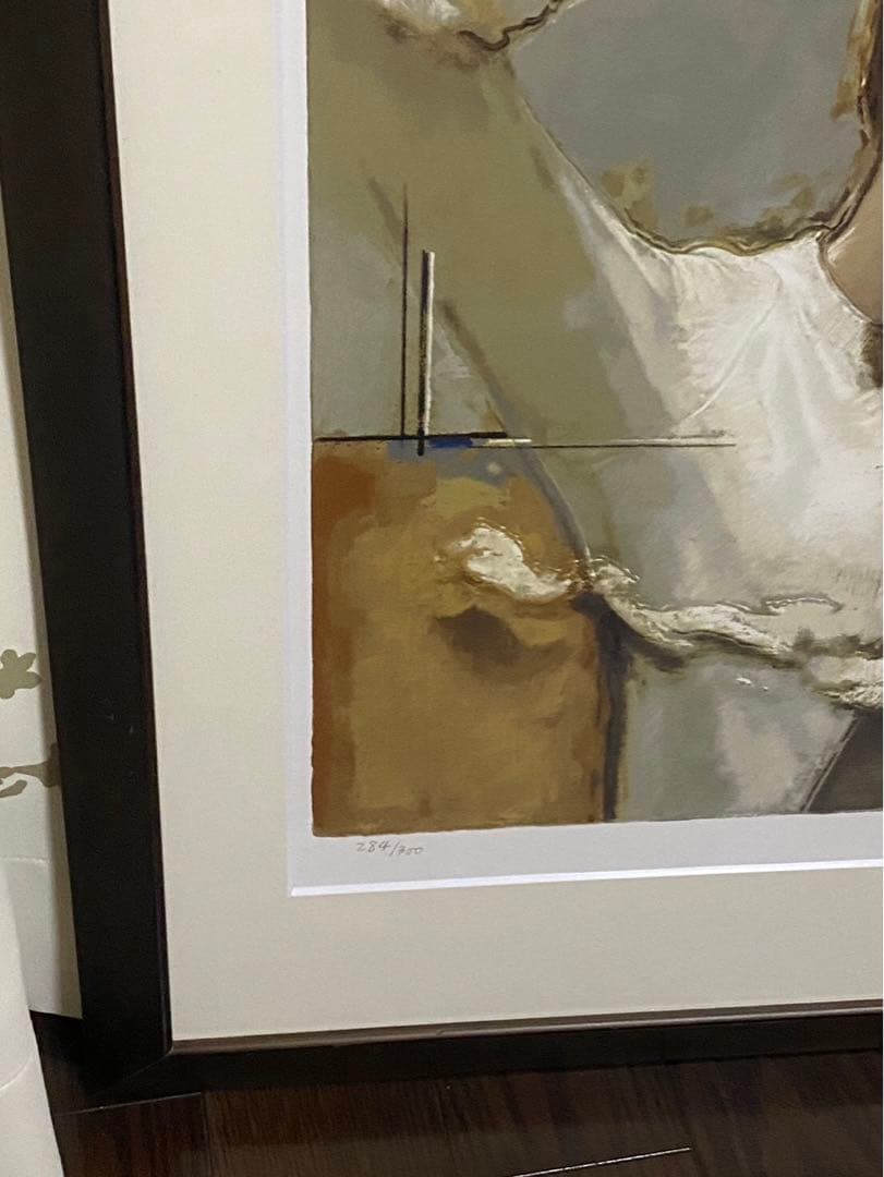 チ*2様 柏本龍太　リトグラフ　直筆サイン　限定300部 額縁額装　インテリア