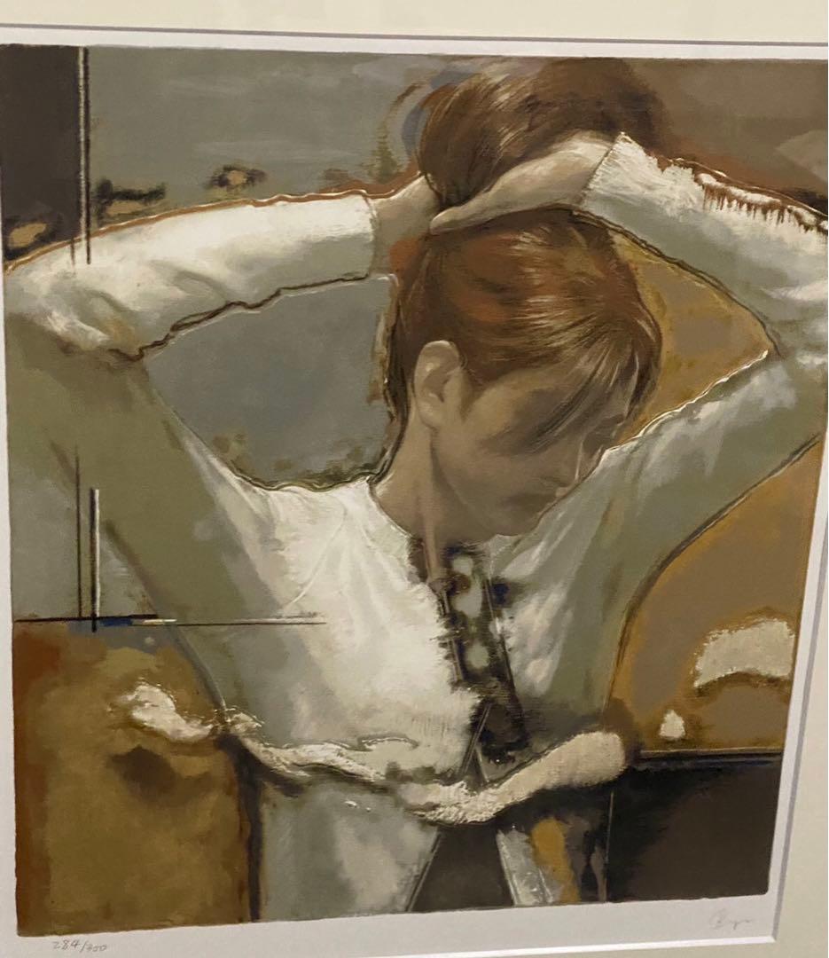 チ*2様 柏本龍太　リトグラフ　直筆サイン　限定300部 額縁額装　インテリア