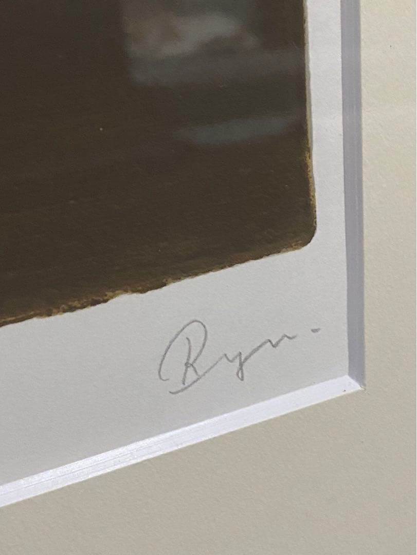 チ*2様 柏本龍太　リトグラフ　直筆サイン　限定300部 額縁額装　インテリア
