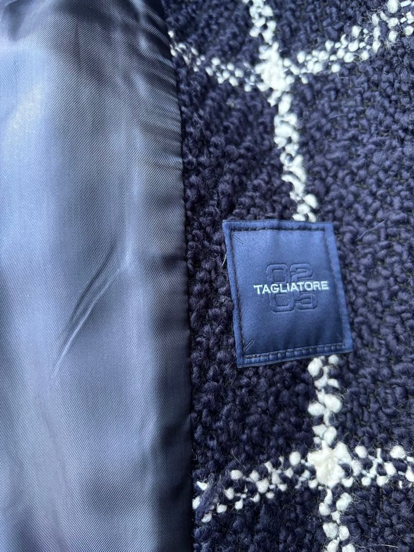 TAGLIATORE ウインドウペン コート 42サイズ レディース