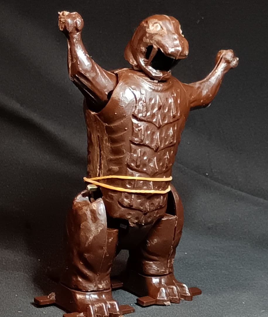 クラウンモデル パチ怪獣 プラモデル 「ラドンガ」箱有説明書有 組立途中 希少！