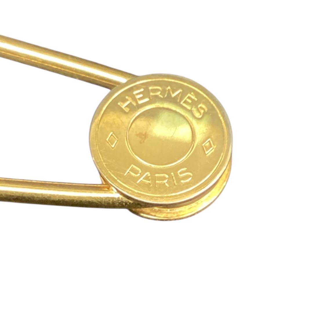 ★HERMES★ ピンブローチ★ゴールド【エルメス】