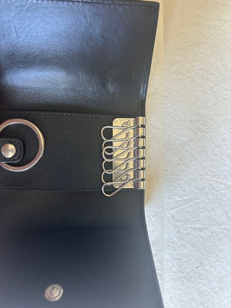 キーケース / クロコダイル型押しカーフスキン