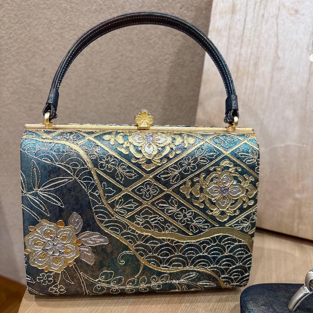 み*き様 創作御誂　スワトウ草履　バッグ