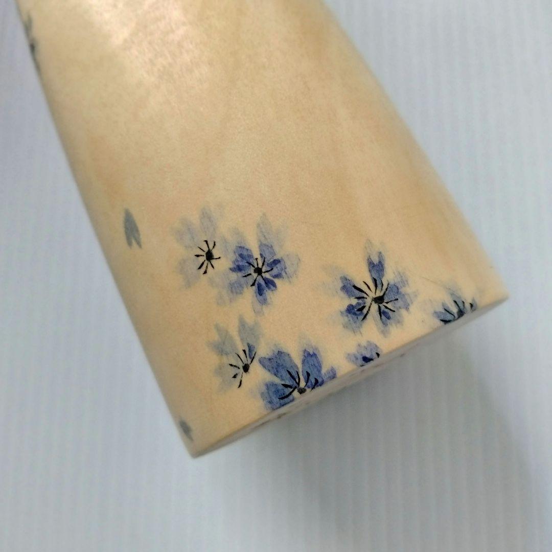 希少 レア こけし 創作こけし 高橋とし子 工人 冬ざくら 工芸品 32cm