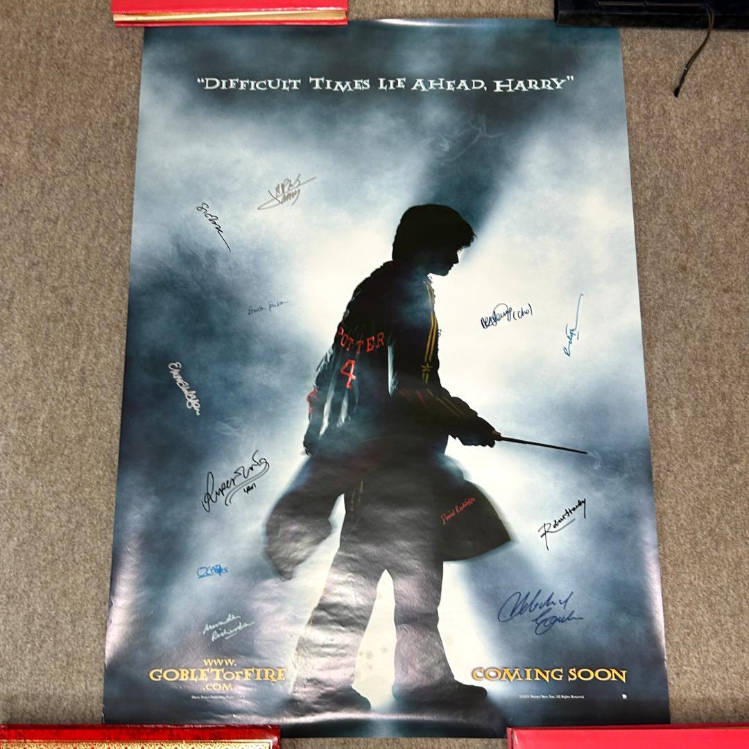 【貴重!!】ハリーポッター 俳優12名サイン入りポスター