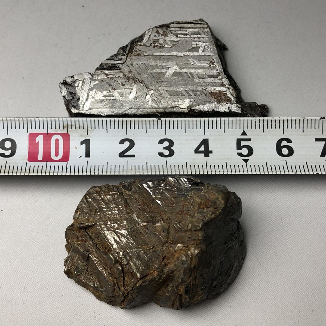 アルタイ隕石　 鉄隕石　メテオライト　原石 2点纏め　重さ約155ｇ