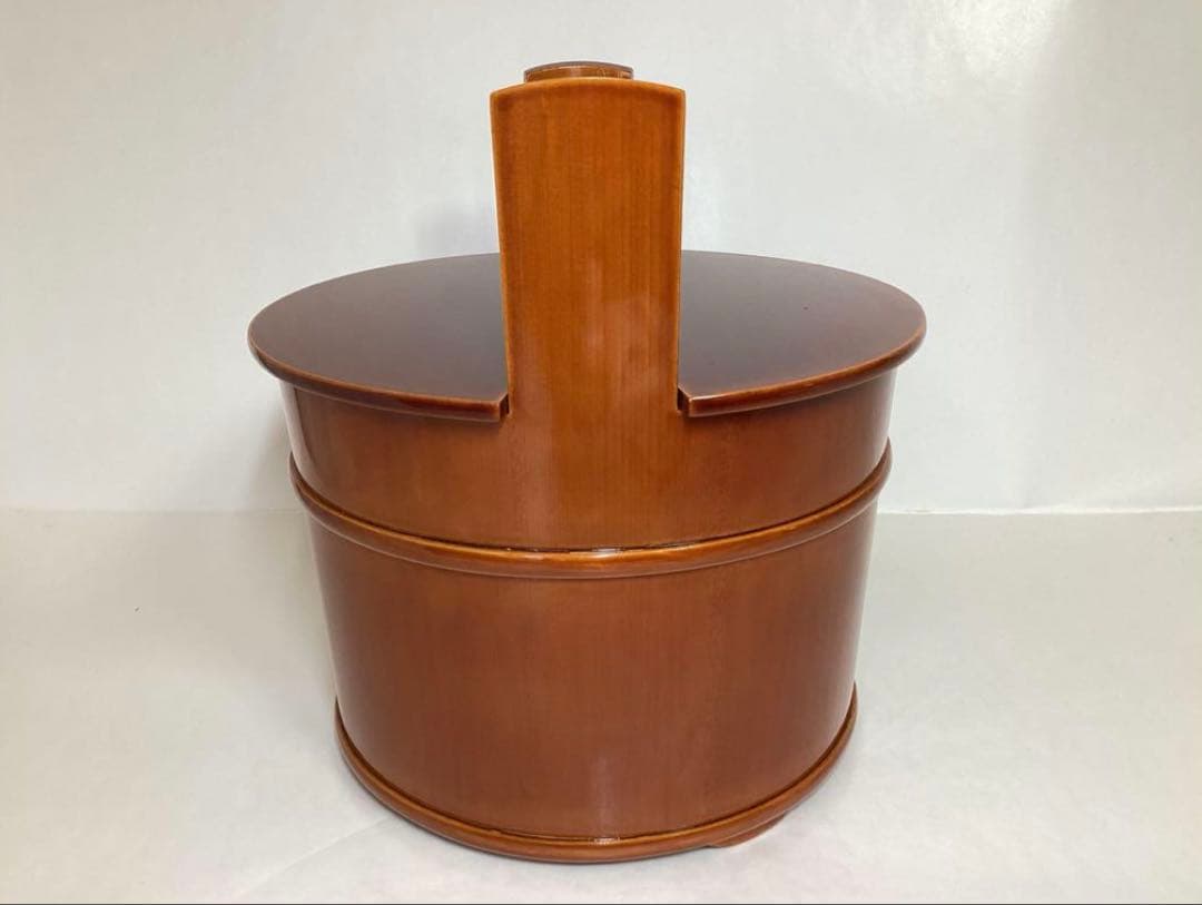 手桶水指 春慶 陽斎 木箱入 茶道具 古物品