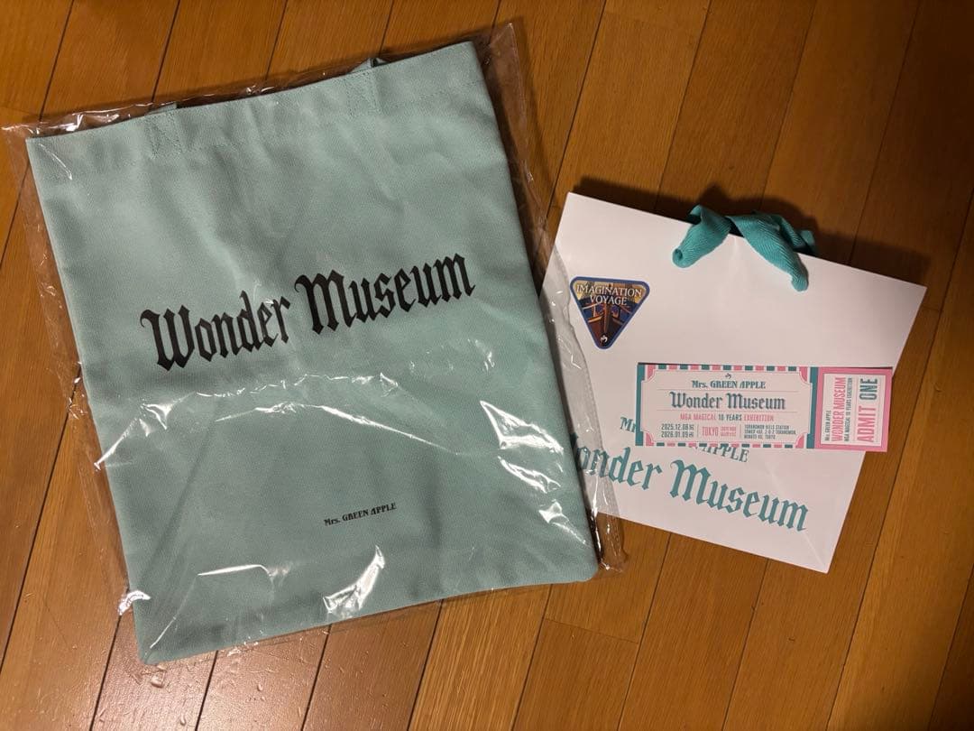 ミセスWonder Museum 東京限定トートバッグ　ショッパーと入場者特典付
