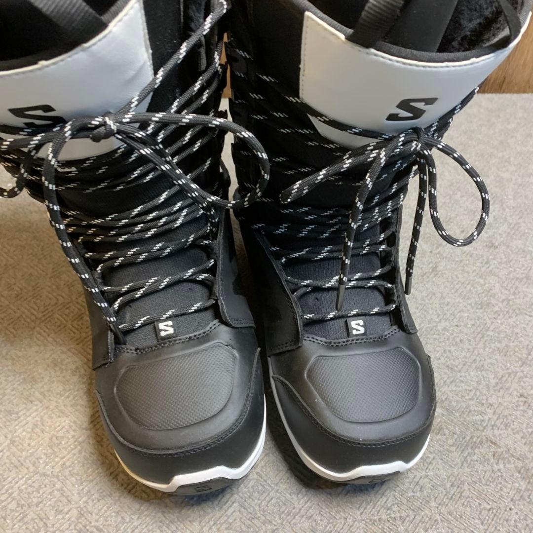 H253\" SALOMON LAUNCH スノーボードブーツ ブラック/ホワイト