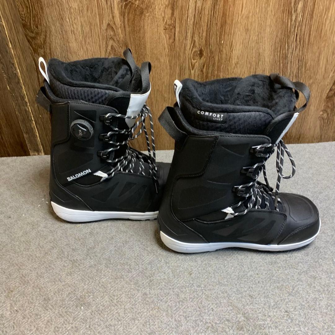 H253\" SALOMON LAUNCH スノーボードブーツ ブラック/ホワイト