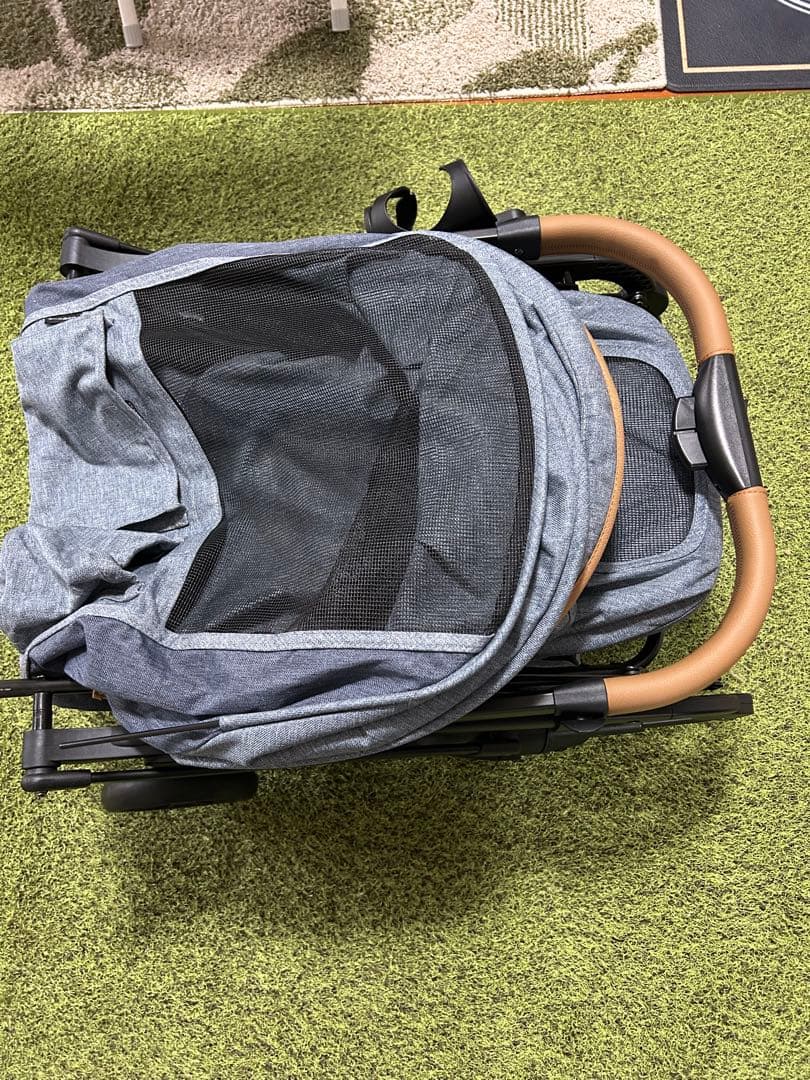 折りたたみ式ペットカート グレー