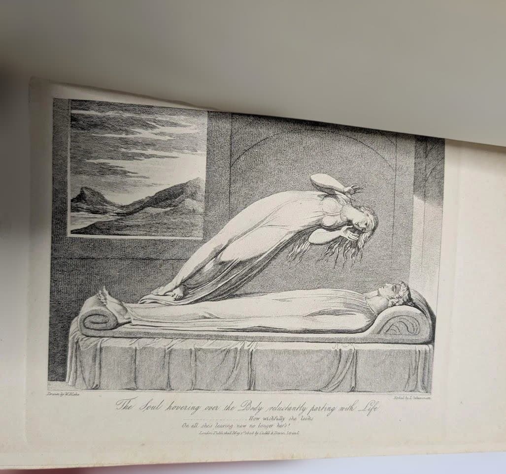 ★希少 ★ウィリアム・ブレイク★挿画本 The Grave★銅版画 13点★