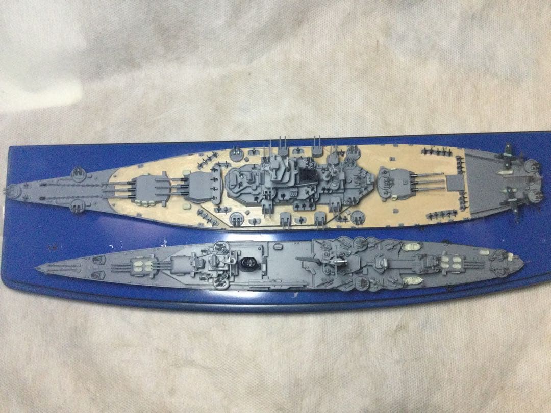 アメリカ海軍 戦艦サウスダコタ & 重巡洋艦インディアナポリス　1/700