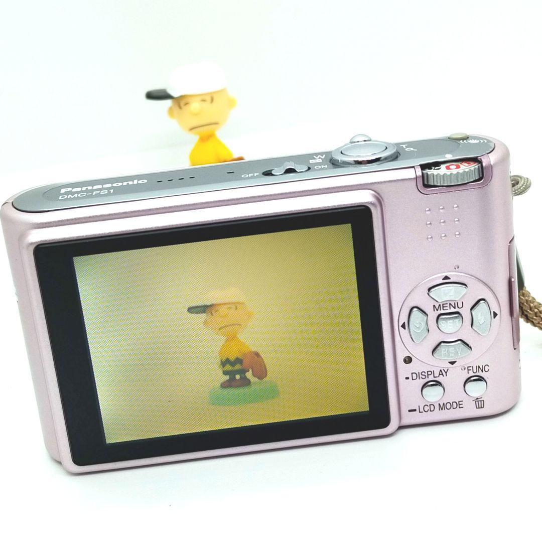 ✨美品 パナソニック DMC-FS1 ピンク　コンデジ　デジカメ　オールド
