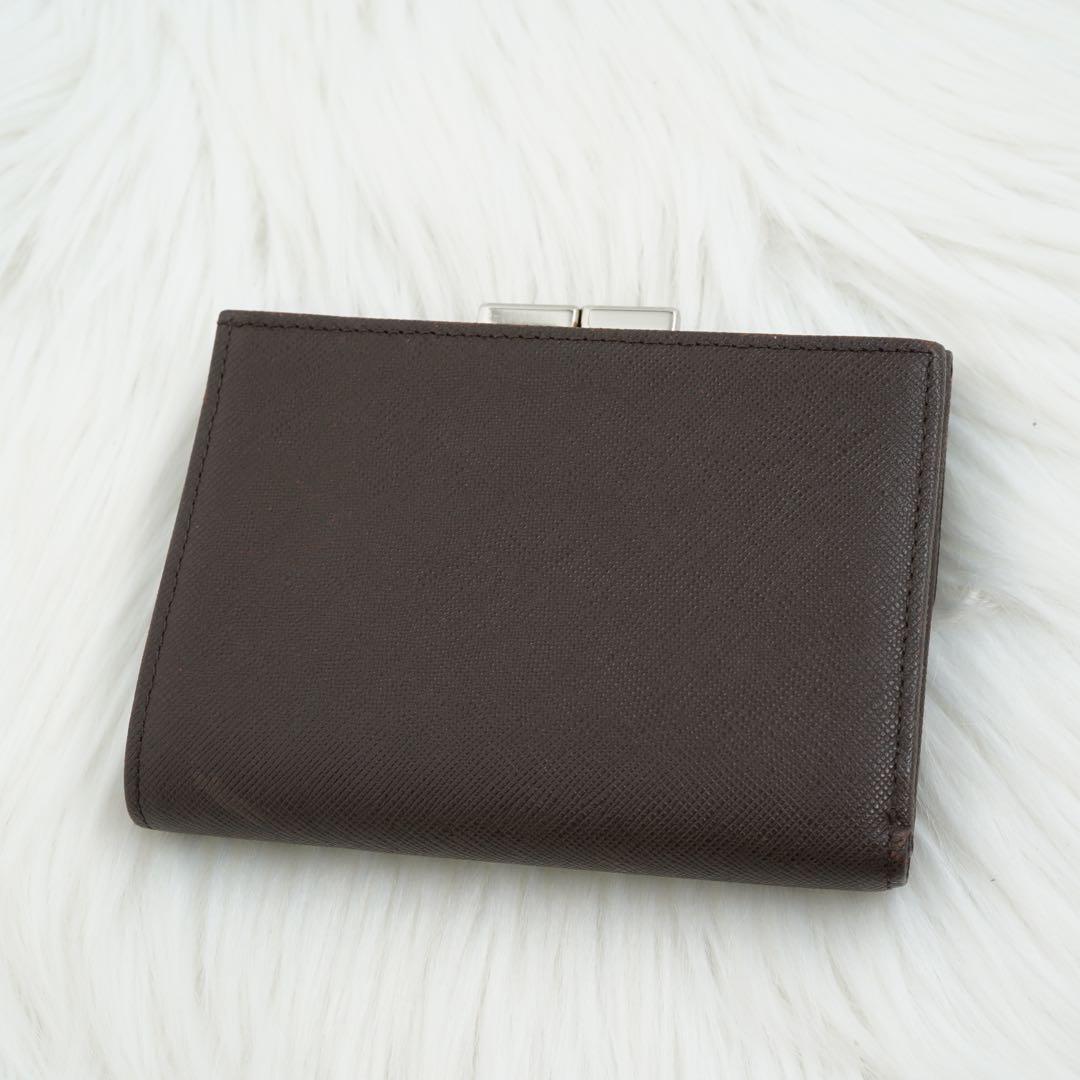 極美品　BURBERRY LONDON 三つ折り財布　ノバチェック　ブラウン