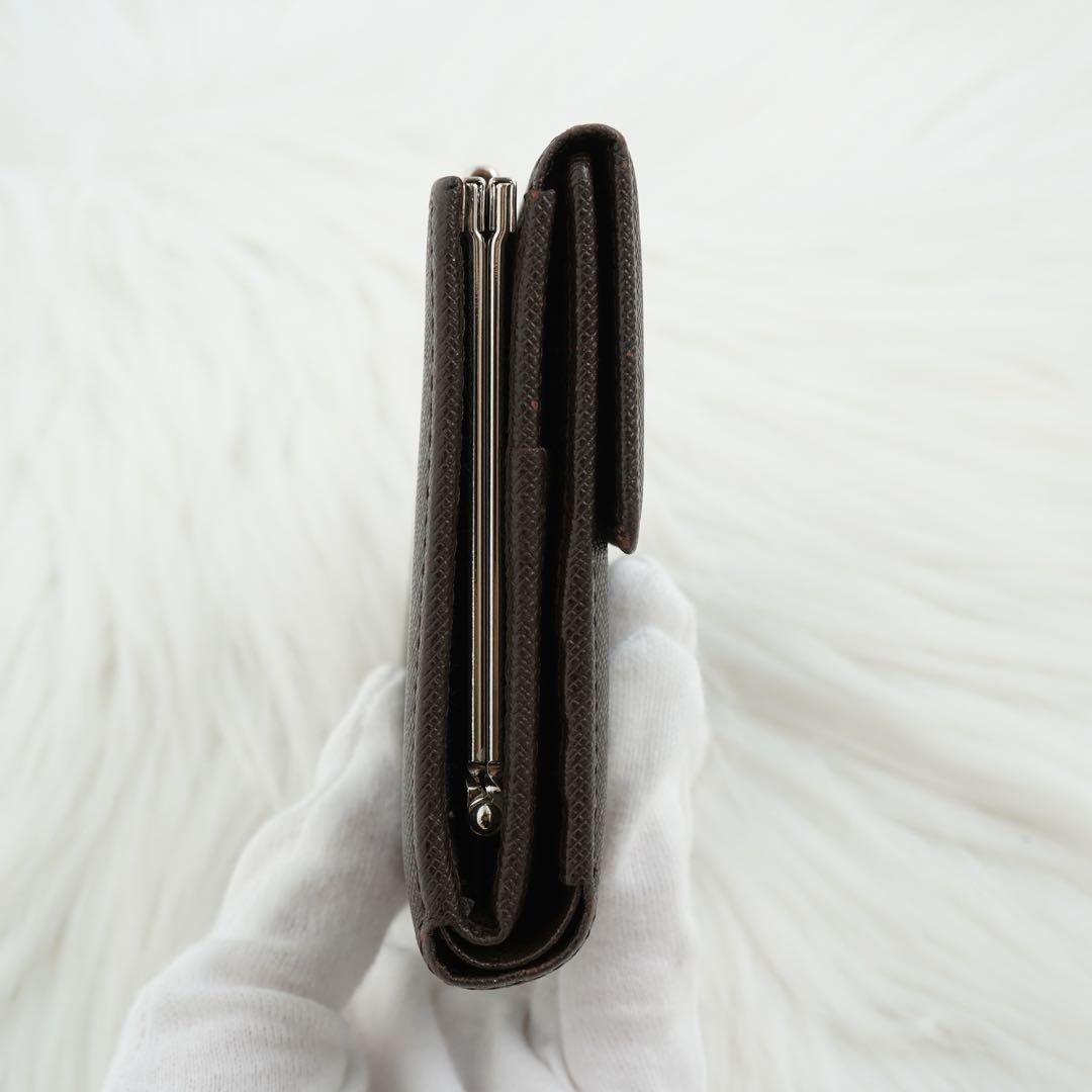 極美品　BURBERRY LONDON 三つ折り財布　ノバチェック　ブラウン