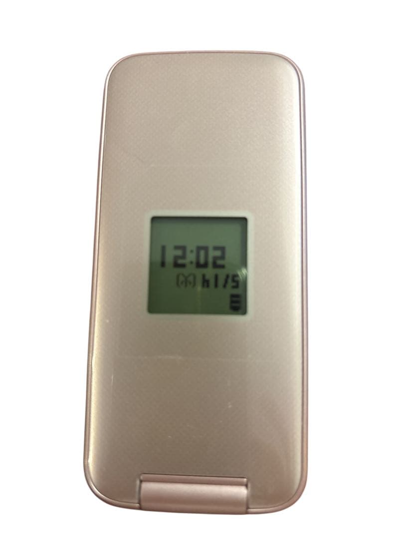 ドコモ らくらくホン F-01M 充電ホルダ付 ピンク 【希少品 ・ 完動品】