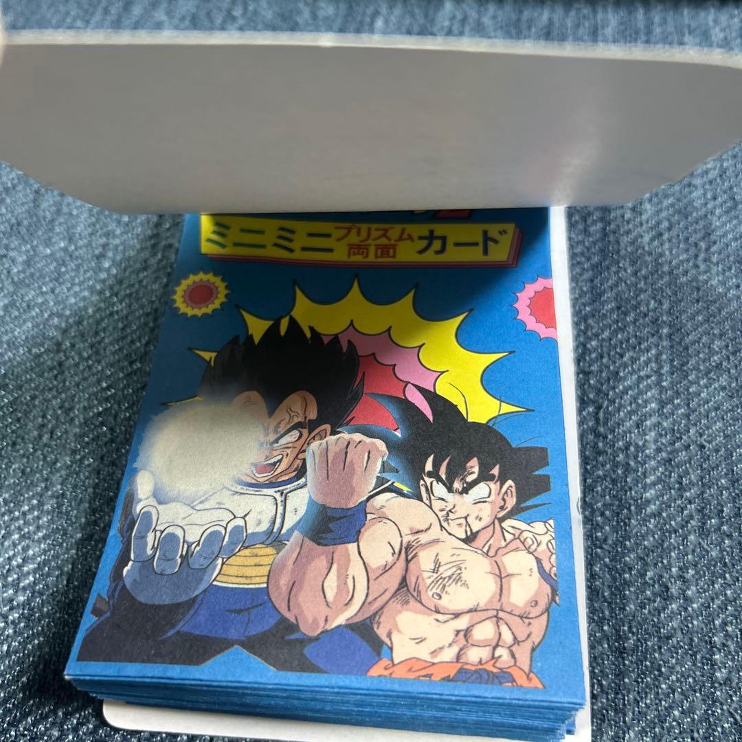 ドラゴンボールミニミニ両面カード　レトロ希少　ppカード束　当時物