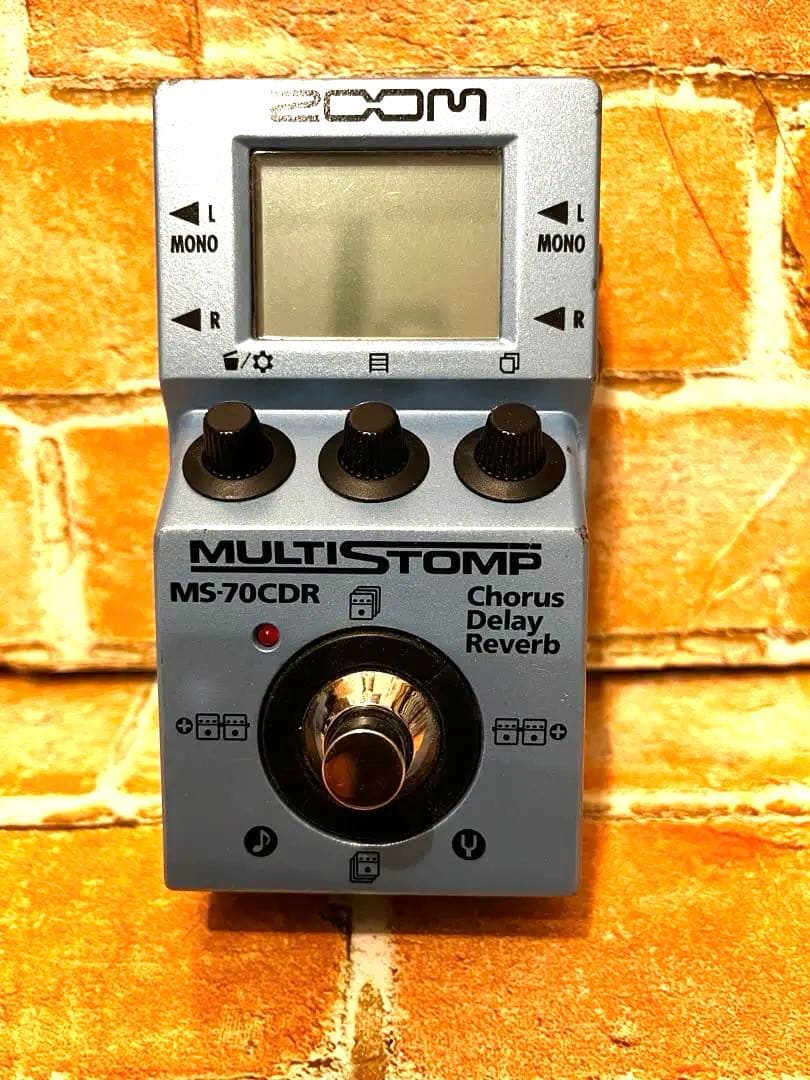 ZOOM MS-70CDR マルチストンプ コーラス ディレイ リバーブ 空間系