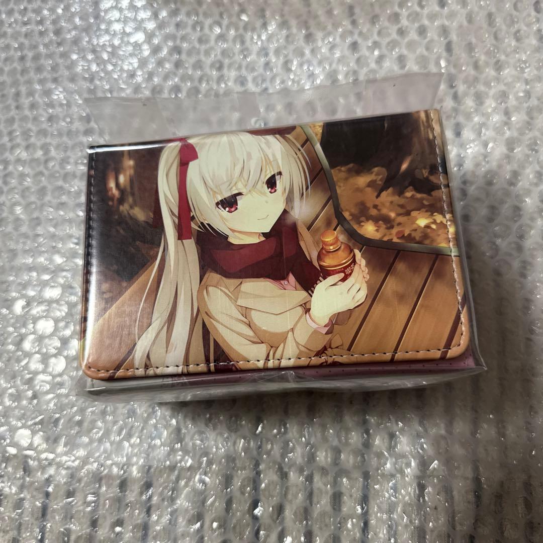 ゆずソフト 合皮製デッキケースW 喫茶ステラと死神の蝶 「明月 栞那」