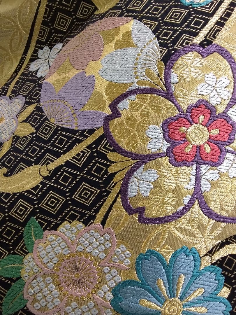 振袖フルセット、正絹振袖成人式、重ね衿帯揚げ帯締め、西陣袋帯、襦袢、ガード加工