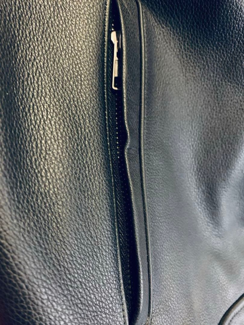 未使用品 ガンダム ジオン軍 レザー シングルライダースジャケット 襟付き LL