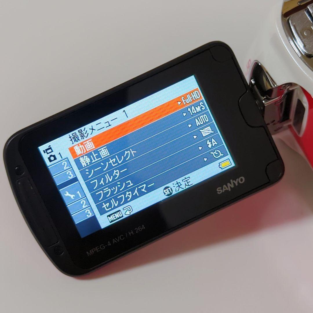 専用SANYO デジタルムービーカメラ Xacti DMX-CA100P ピンク