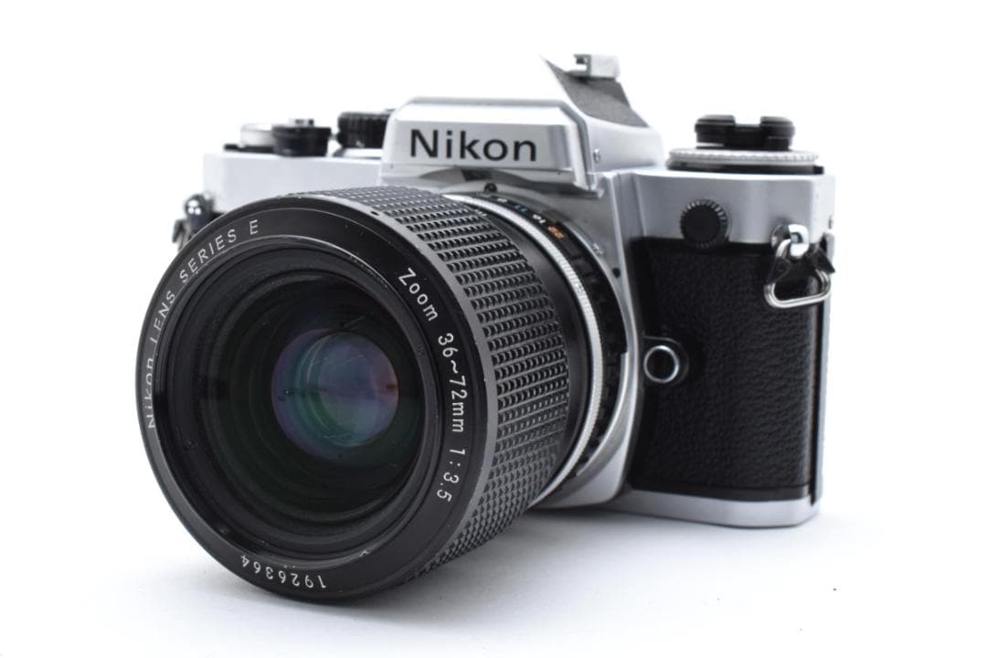 良品 Nikon FE フィルムカメラ + 36-72mm F3.5 レンズ