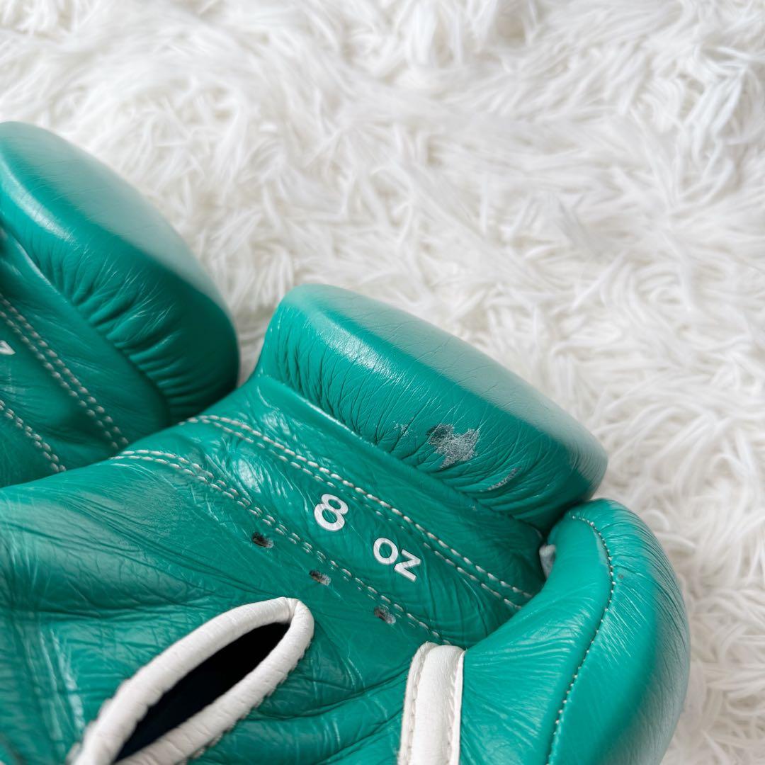 winning ウイニング ボクシンググローブ マジックテープ 緑 8オンス