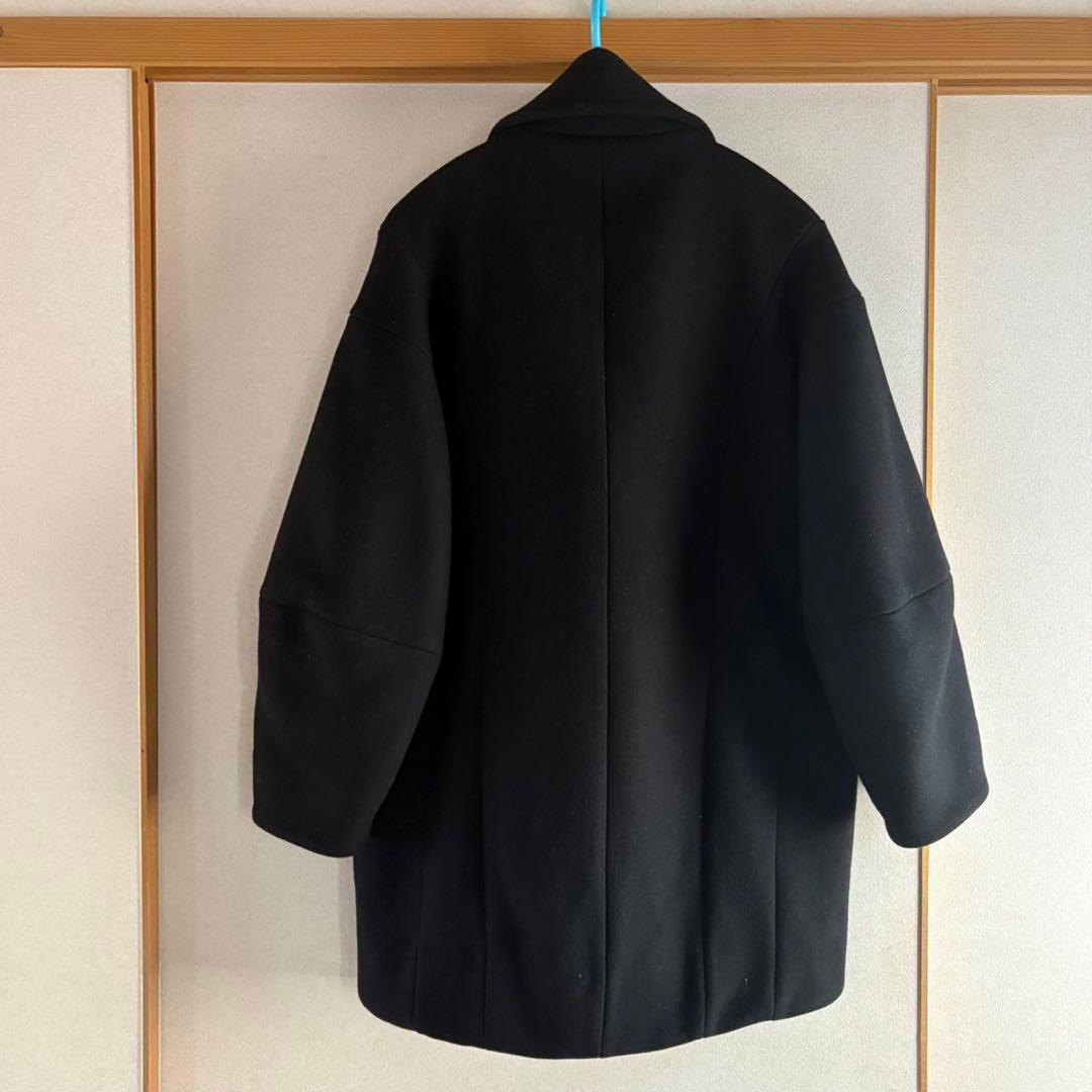 SNIDEL ブラック ダブルブレストコート