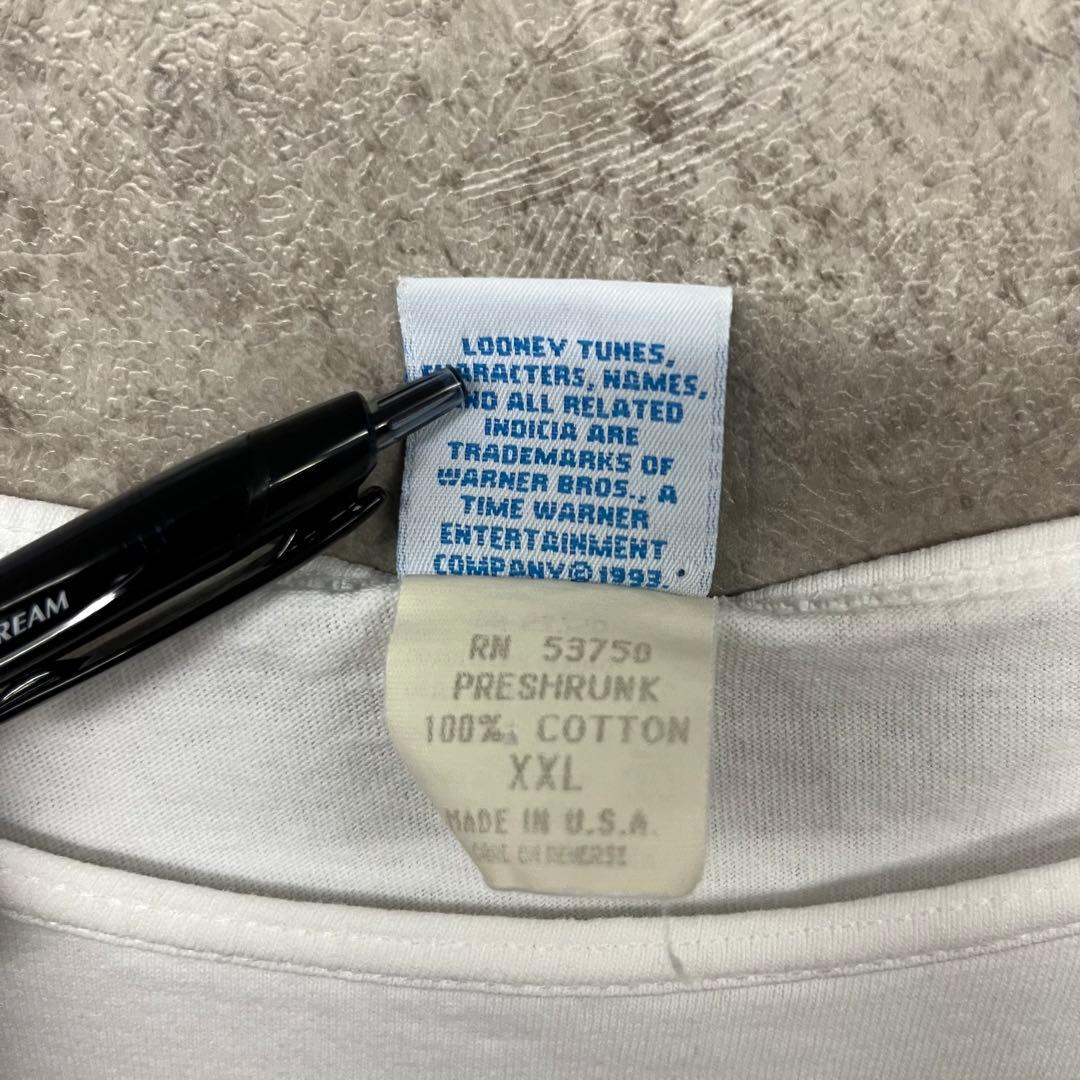 【レア3XL☆USA製90s】ルーニーテューンズ タンクトップ ワイリーコヨーテ
