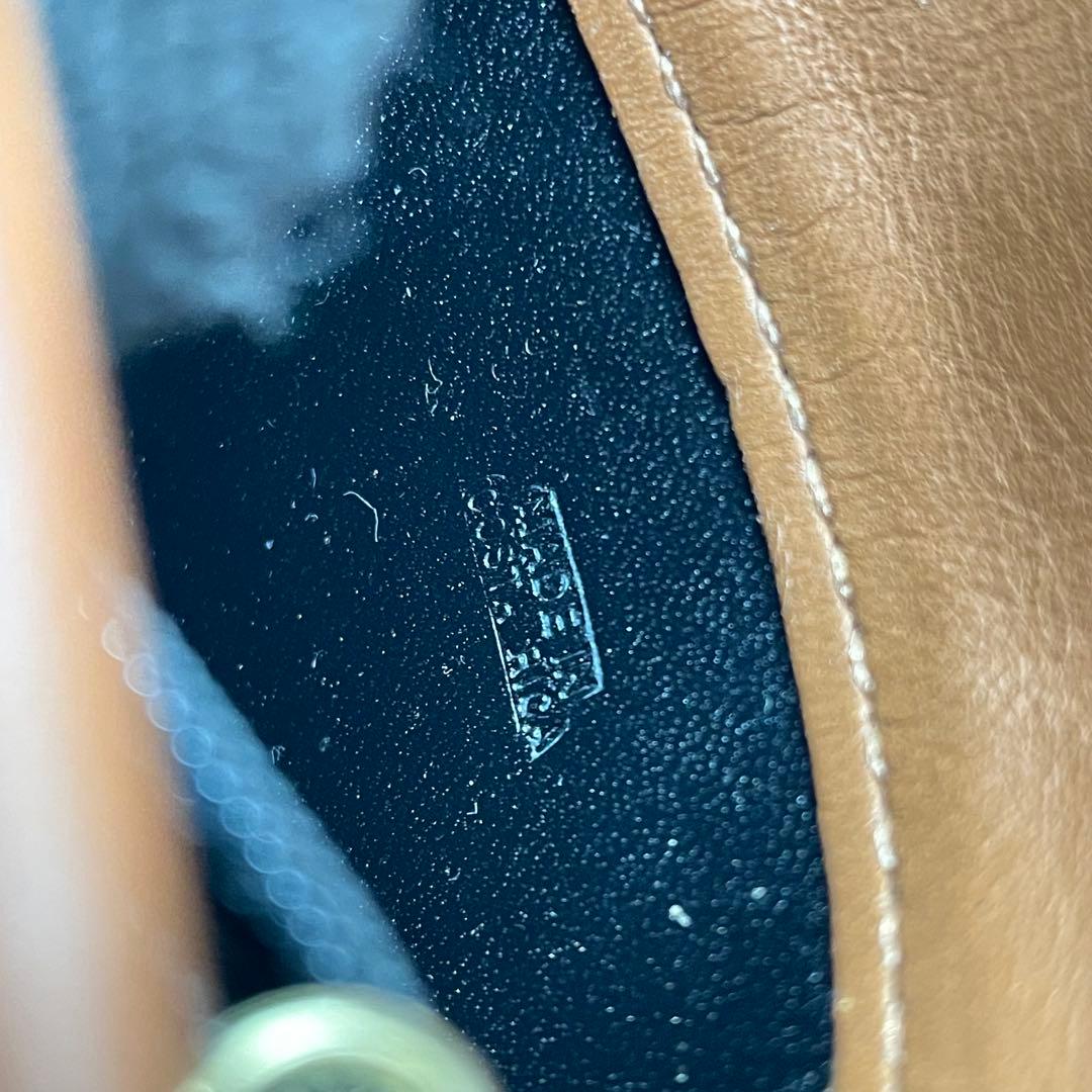 1140 COACH オールドコーチ ケース 小銭入れ フラップ ブラウン