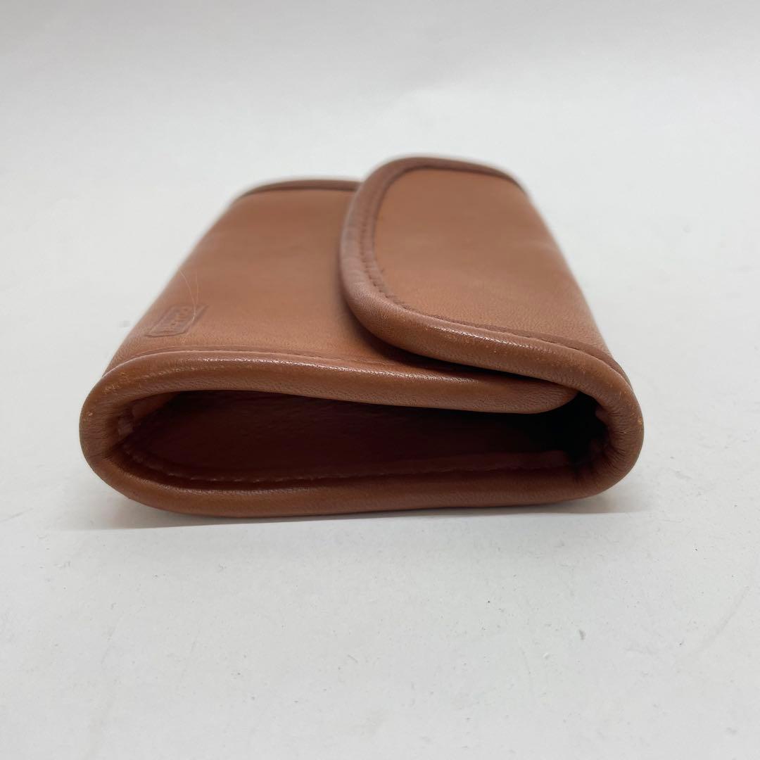 1140 COACH オールドコーチ ケース 小銭入れ フラップ ブラウン