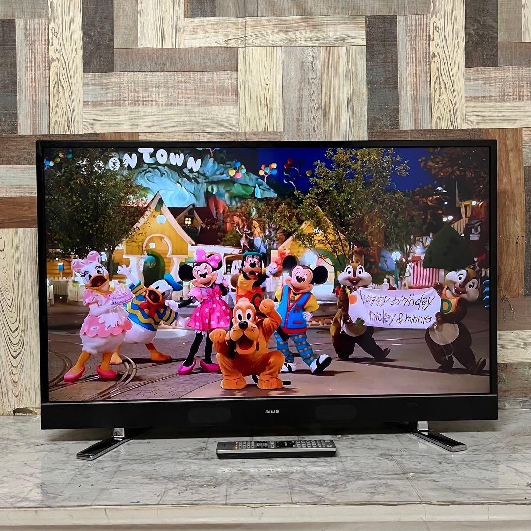 即日受渡❣️全国送料込AIWA 液晶テレビ 43V型 4K液晶テレビ 見ながら録画
