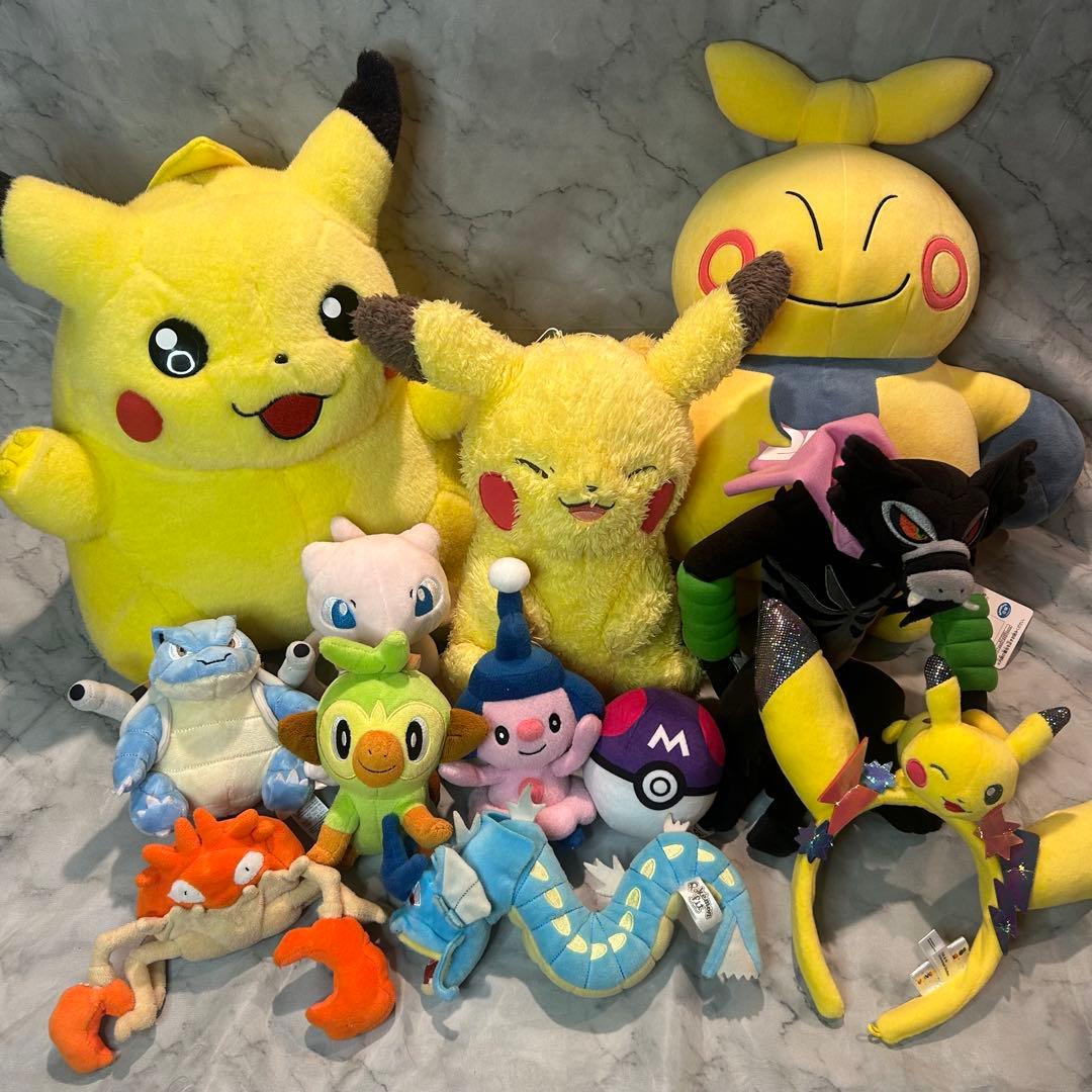 ポケモン初期TOMY ピカチュウ　ポケセン限定　ぬいぐるみまとめ売り