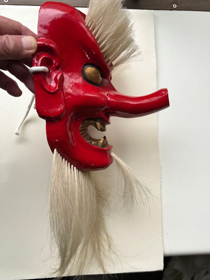 能面　神楽面　面　作家物　民芸